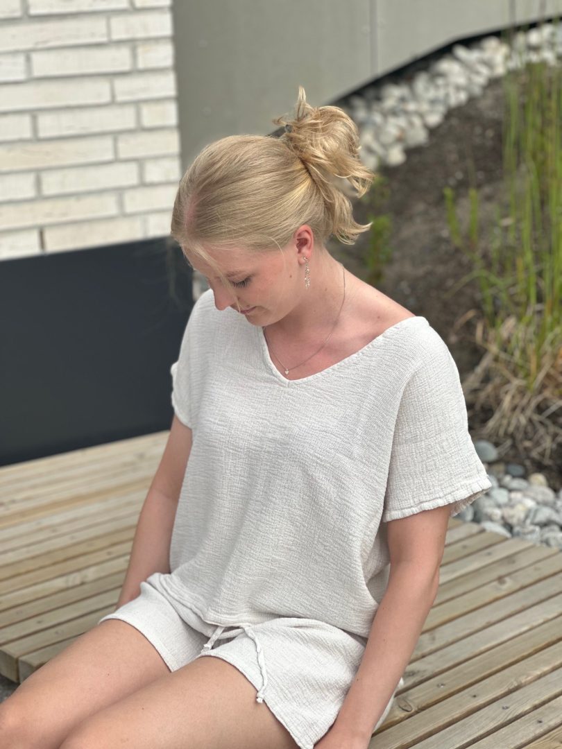 Haomy Symi Shorts og t-skjortesett craie - Bilde 2