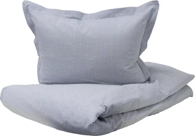 Turiform sengesett Felicia striper blå