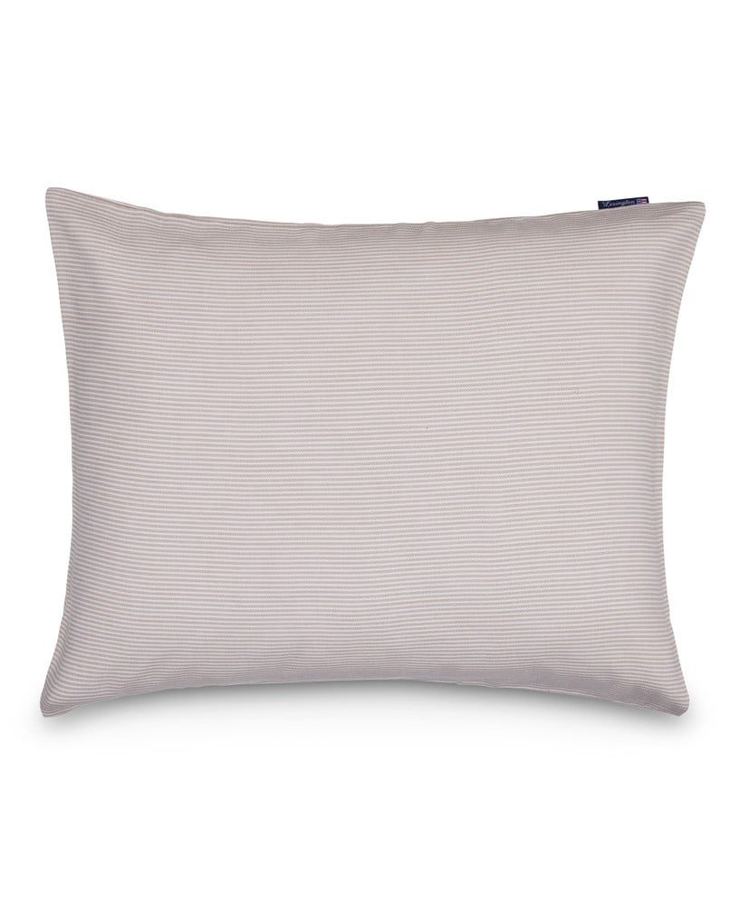 Lexington sengetøy flanell striper beige/hvit - Bilde 2