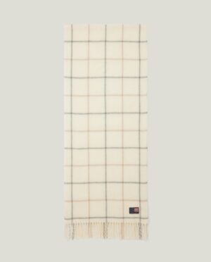 Lexington Ullskjerf ruter offwhite