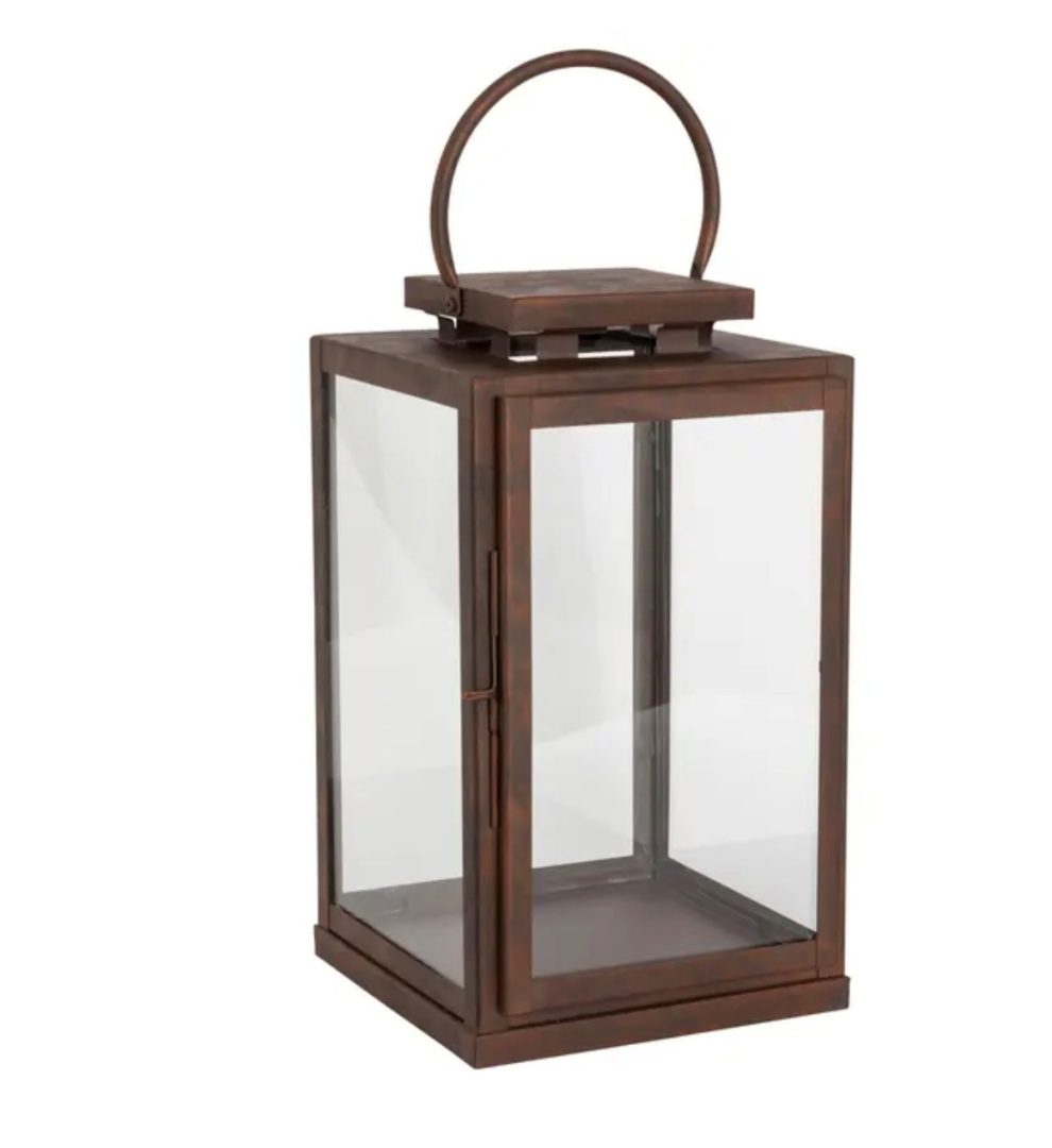 Halvor Bakke Nordseter lanterne rustfarget og rustfri 36cm