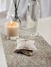 Himla Lavendula duftepute white/oatmeal