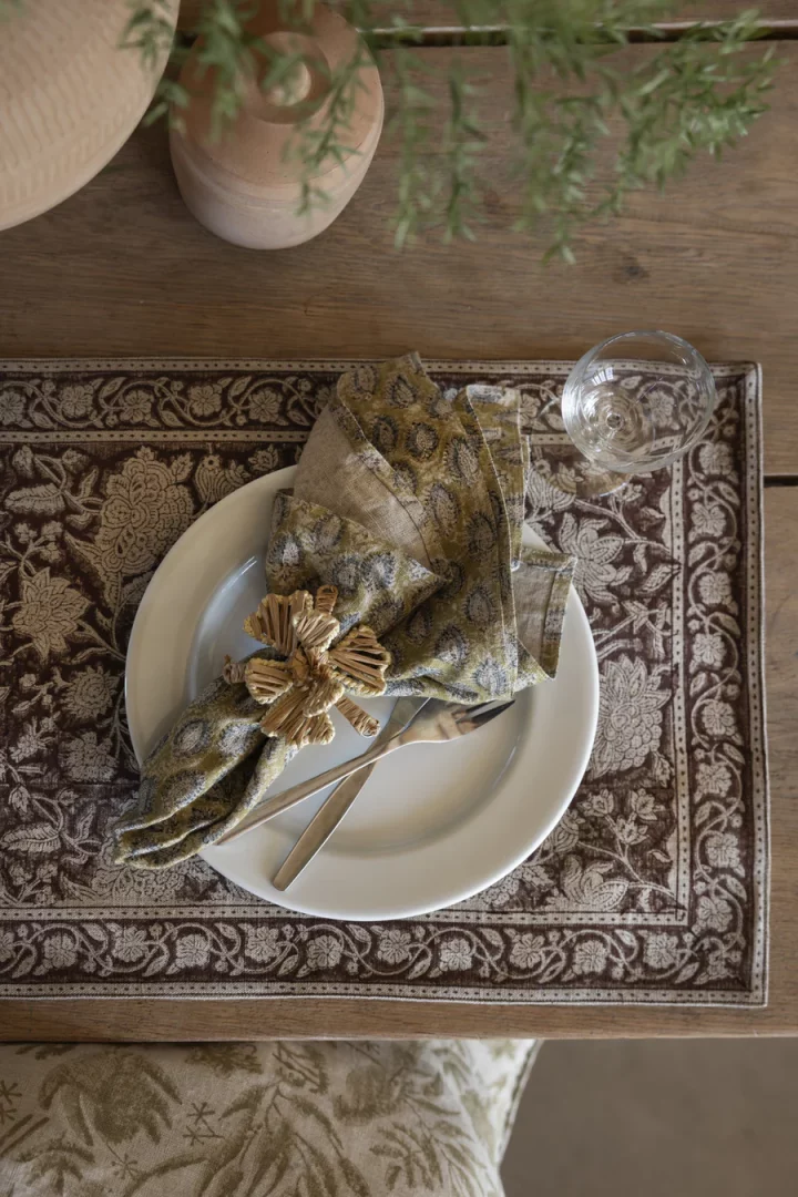 Chamois spisebrikker tosidig indian rose brown