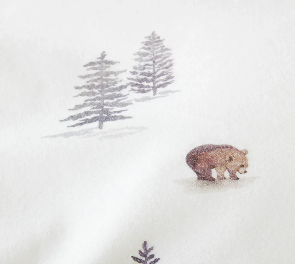 Elegante Sengetøy flanell winterwald - Bilde 3