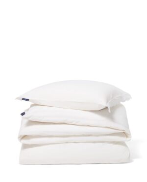 Lexington sengetøy percale scallop white
