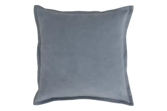 Lama Alpa Pyntepute velour 50x50 lys blå