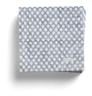 Chamois Medallion papirservietter 50stk cashmere blue