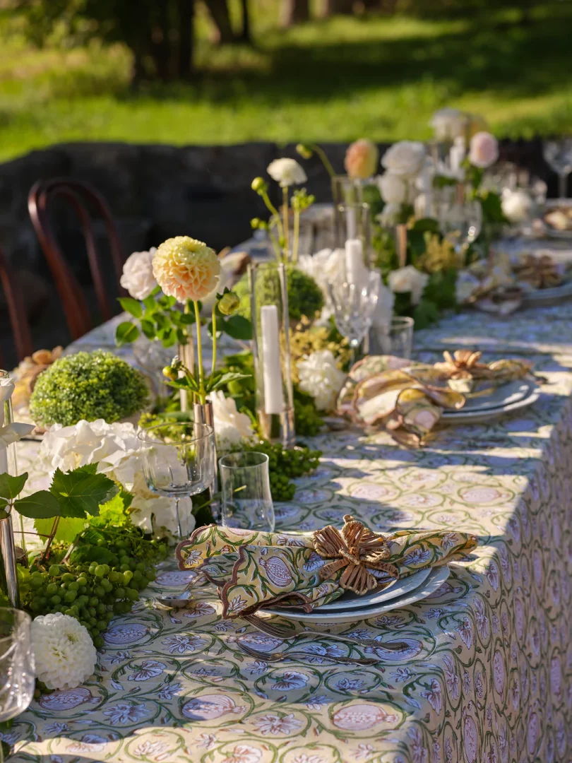 Chamois bomullsduk pomegranate butter yellow - Bilde 4