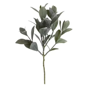 Kunstig blomst eukalyptus stilk 30cm grønn