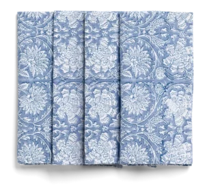 Chamois Paradise bomullsduk cornflower