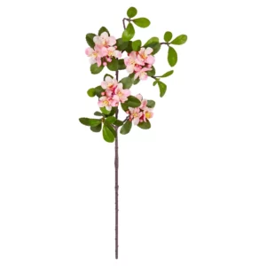 Kunstig blomst eplegren 73cm rosa