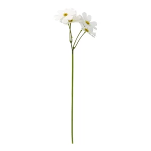 Kunstig blomst stolt kavaler 45cm hvit