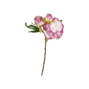 Kunstig blomst peon stilk 63cm rosa