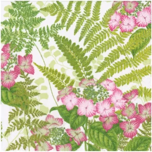 Caspari servietter middag fern garden