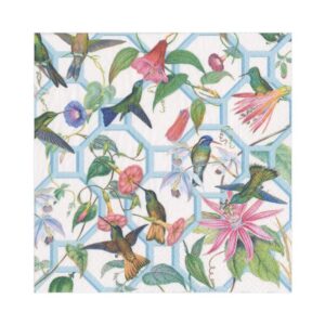 Caspari servietter lunsj hummingbird
