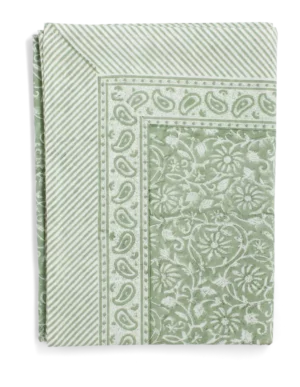 Chamois Margerita bomullsduk sea foam
