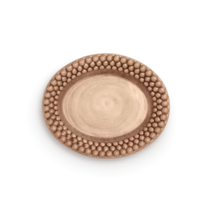 Mateus Bubbles oval platter 20x16 cinnamon