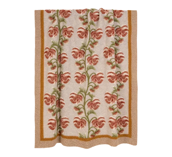 Frati Home ullpledd landscape peony beige