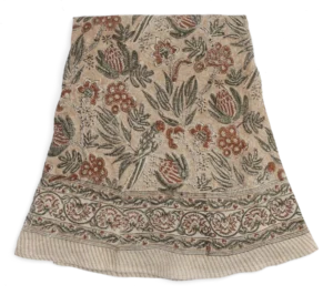 Chamois rund linduk Parrot  220cm dusty peach