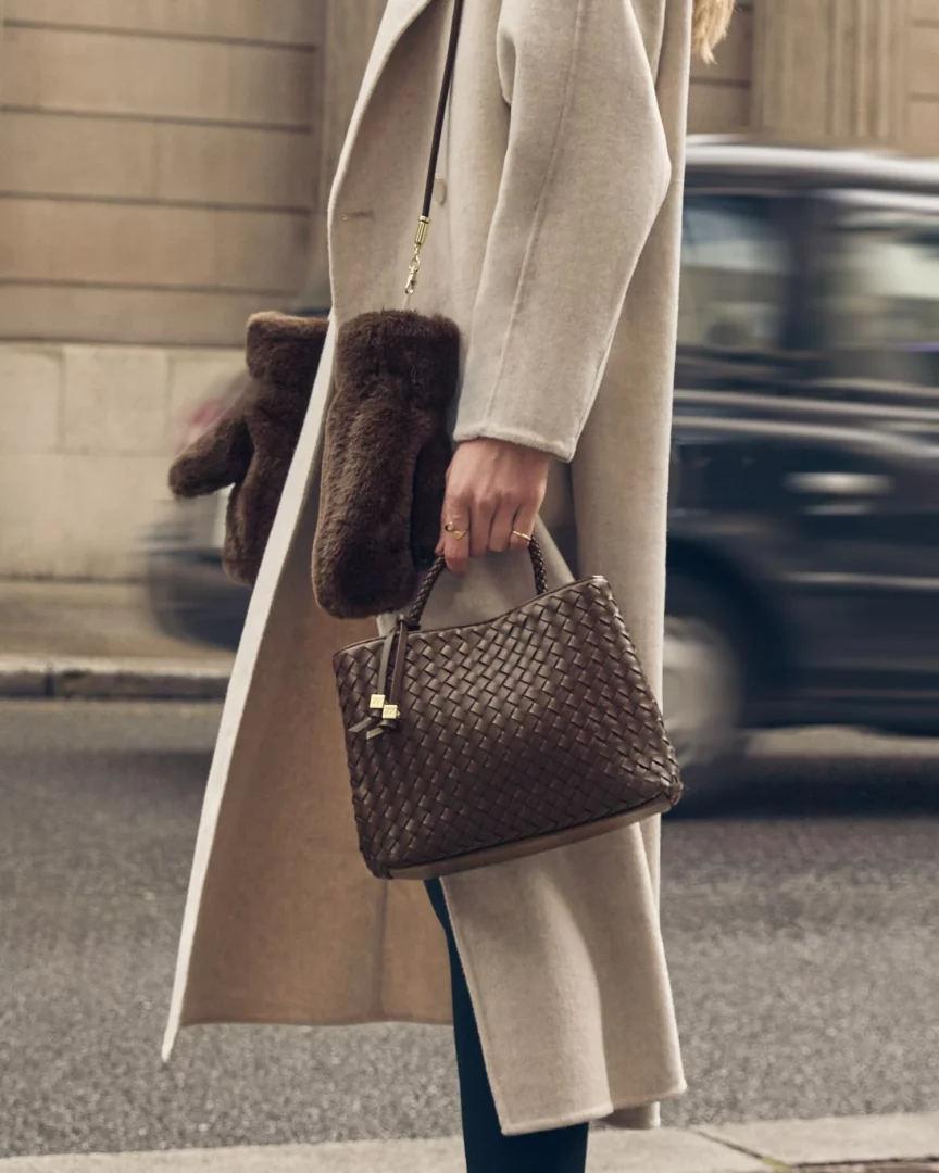 Katie Loxton Nova top handle bag chocolate - Bilde 6