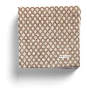 Chamois Medallion papirservietter 50stk cashmere blue