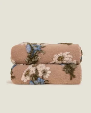Frati Home ullpledd bunch of flower beige
