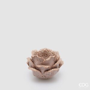 Edg Lysholder Sugar 7cm brun