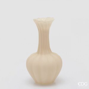 Edg Vase Flow 31 cm matt krem